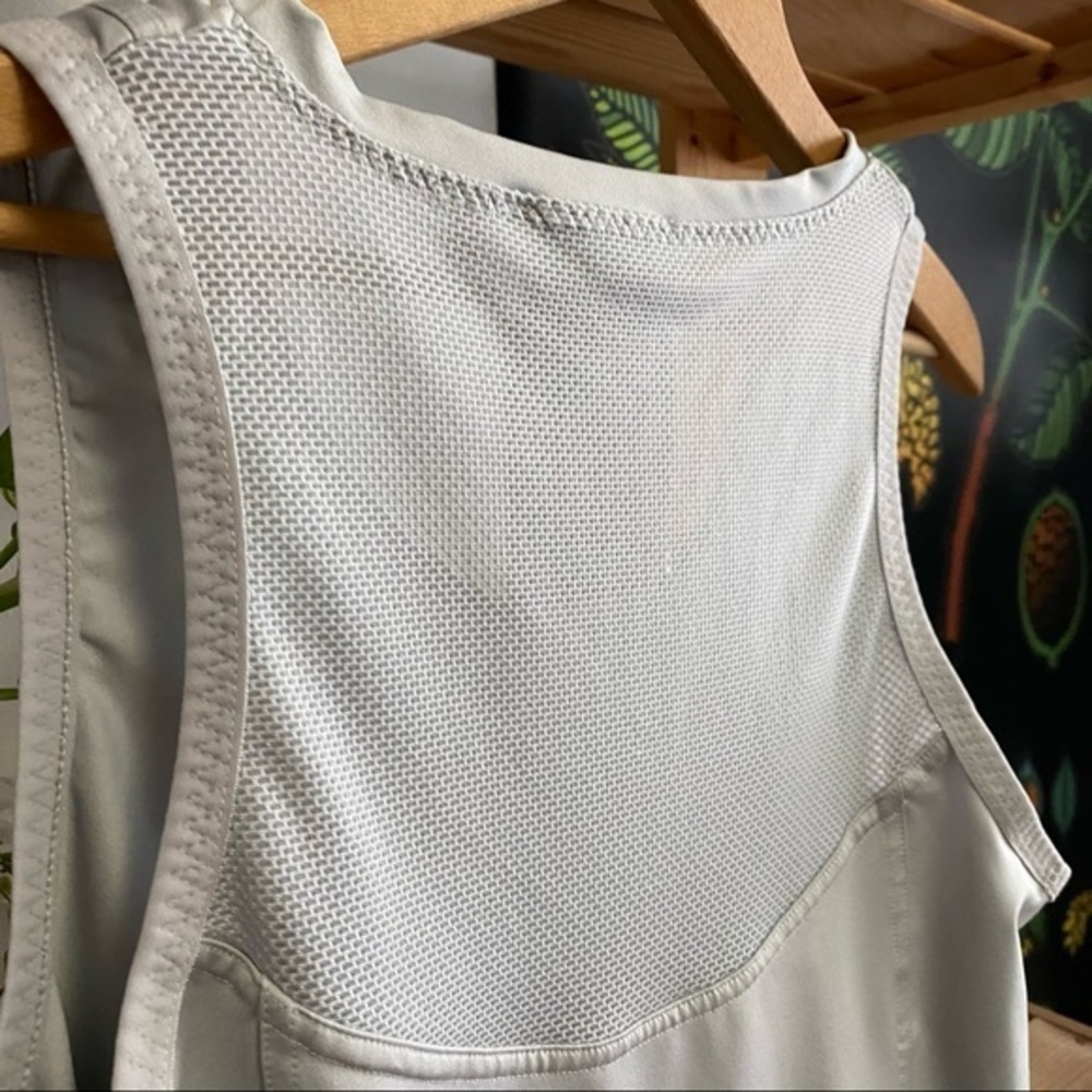 Adidas X Stella McCartney Light Gray Athletic Tank Top Large - Picture 8 of 11